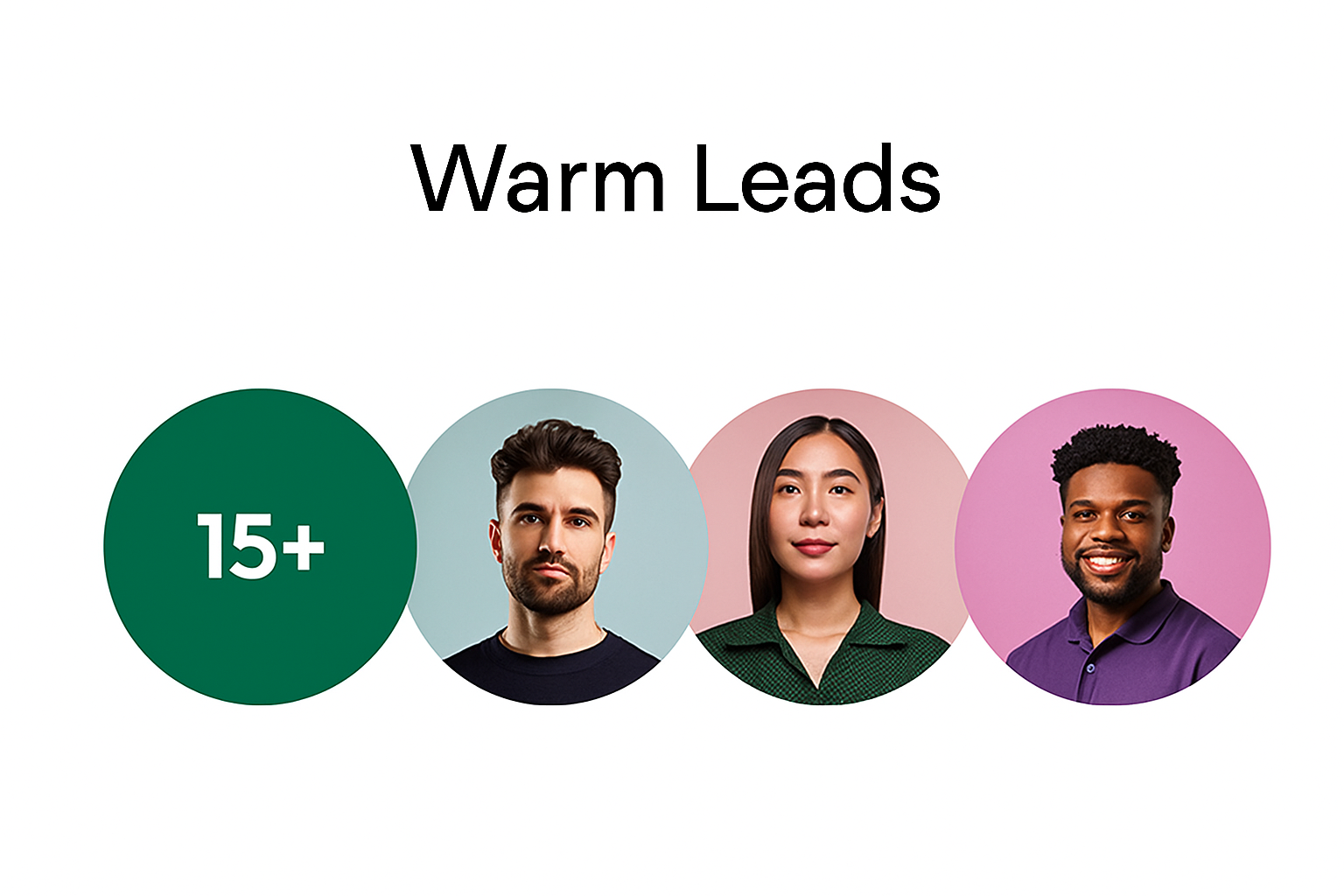 Get warm leads effortlessly